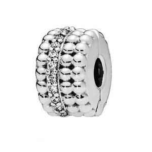 Pandora S925 Sterling Silver Charm Sisters Safety Chain Baby Love Moment