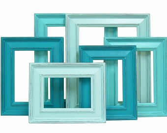 rustic picture frame set etsy