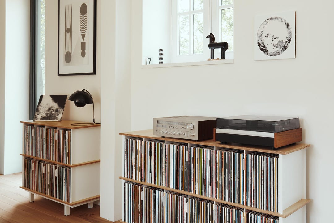 For the Record Modular Vinyl Storage - Large, 1 Layer Holds 240-270 ...
