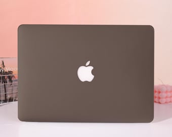 Étui Macbook Air marron chocolat mat | Étui rigide pour ordinateur portable pour Macbook Air 13/11/15 Pro 13/14/15/16 2021 2022 2023 Housse | Housse pour ordinateur portable