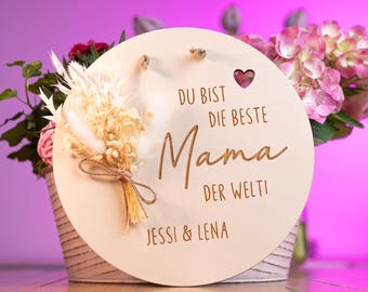 Personalized wooden sign for Mom – Mother's Day gift, gift for Mom, decorative sign with saying, Mom gift