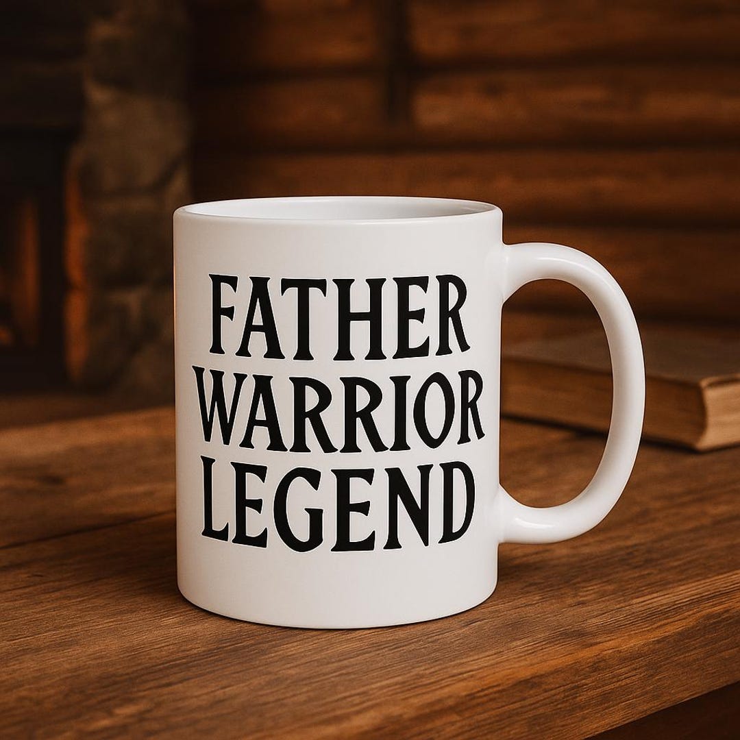 Father Warrior Legend | Viking Coffee Mug | Gift for Dad | Norse Runes ...