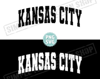 Kansas City Kansas State SVG i PNG, tekst uniwersytecki Kansas City png, ojczyzna USA svg, czcionka uniwersytecka w stylu uniwersyteckim, prosty projekt tekstu w stylu vintage