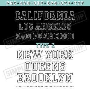 Varsity Alphabet A-Z Png Svg Dxf Eps Otf Ttf Bundle, College Style ...