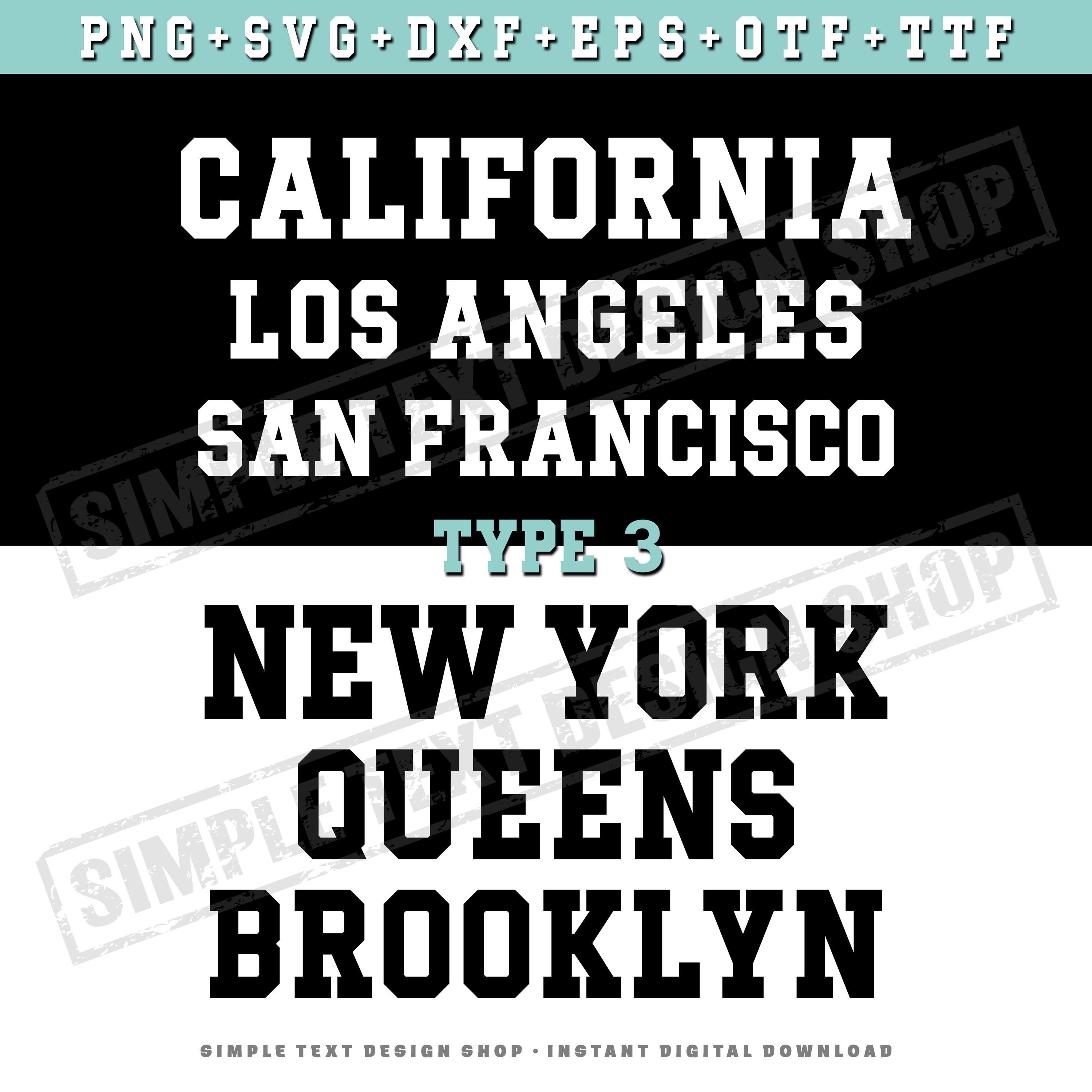 Varsity Alphabet A-Z Png Svg Dxf Eps Otf Ttf Bundle, College Style ...