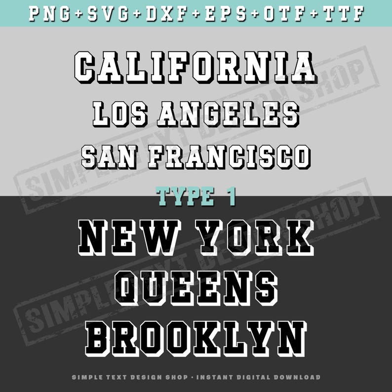 Varsity 3D Effect Font Png Svg Dxf Eps Otf Ttf Bundle, Sports Jersey ...