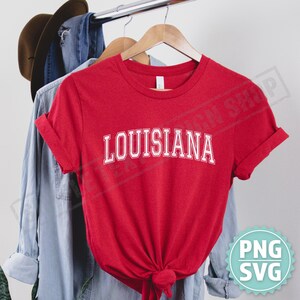 Louisiana The Bayou State PNG and SVG Simple Text Design Thumbnail image