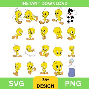 Cartoon ClipArt, Image files, SVG shirts, Cartoon Characters Svg, Bird Svg Bundle, Layered SVG, Cartoon Svg Bundle, Svg Forr Mug