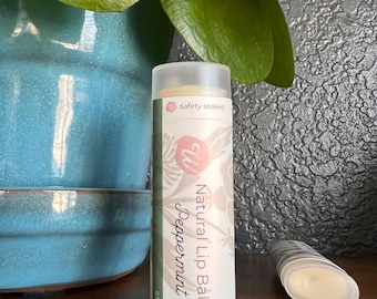 Peppermint Cooling Natural Lip Balm