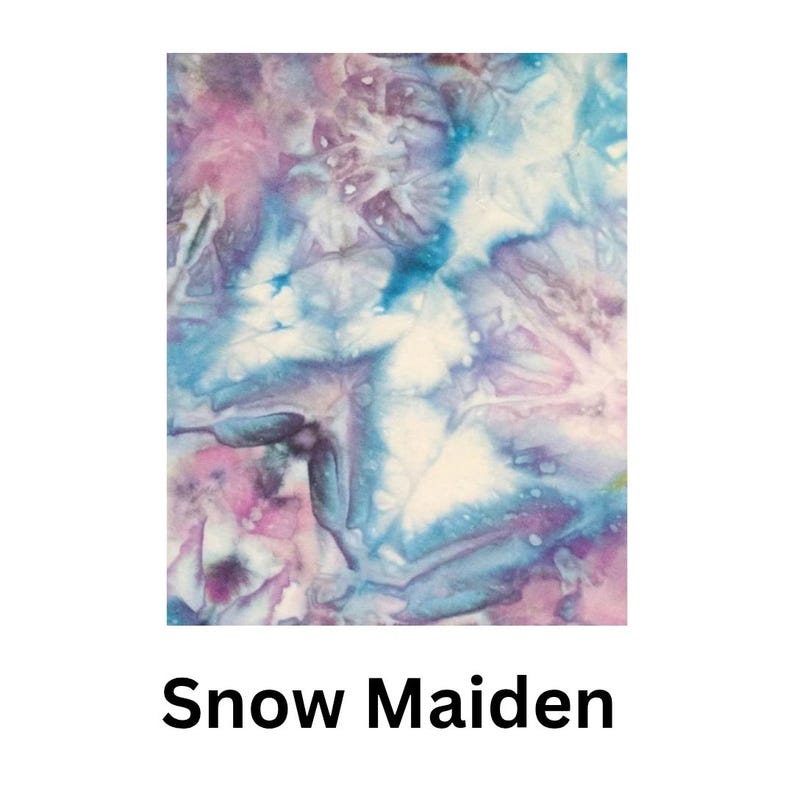 Tie-Dye with Ice! Complete Kit, Professional-Grade! Snow Maiden