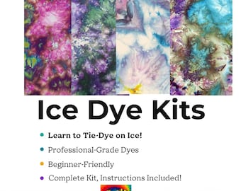 Tie-Dye com Gelo! Kit completo, qualidade profissional!