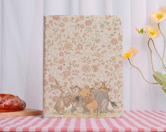 Cute Winnie the Pooh iPad Protective Case With Pencil Holder iPad Air Case,iPad Pro Case and iPad Mini Cover iPad Pro 2025 13''/11''iPad A16