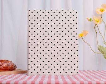 Black-White Polka Dots iPad Case With Pencil Holder Protective iPad Air Case and iPad Pro Case iPad Mini Cover iPad Pro 2025 13/11 iPad A16