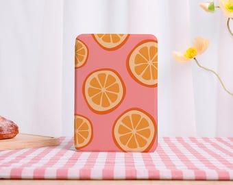 Orange Slice Simple Kindle Case Auto Wake/Sleep Case for Kindle 11/12th,Kindle Colorsoft with Back Clear,Paperwhite 11/12th,Gift for Her