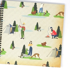 Camping journal + notebook for camping photos and trailer memories | Personalized camping memory book makes a great family gift