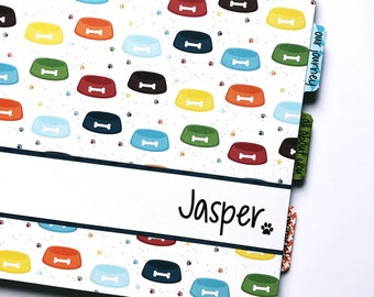 Dog journal & puppy memory book | A great new puppy gift or gift for a dog owner | Remember puppy's first moments in this keepsake journal