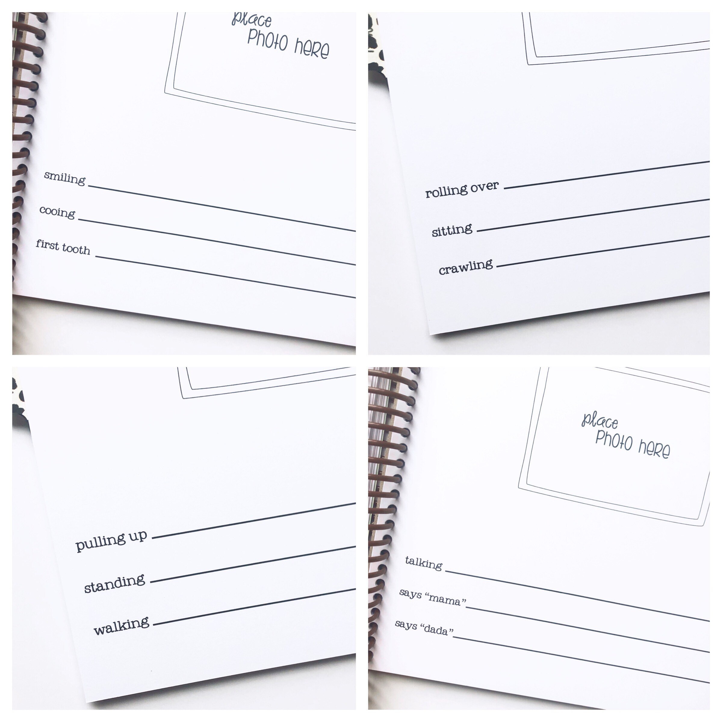 Baby Memory Book Baby Girl Scrapbook Girl Baby Book Baby Etsy