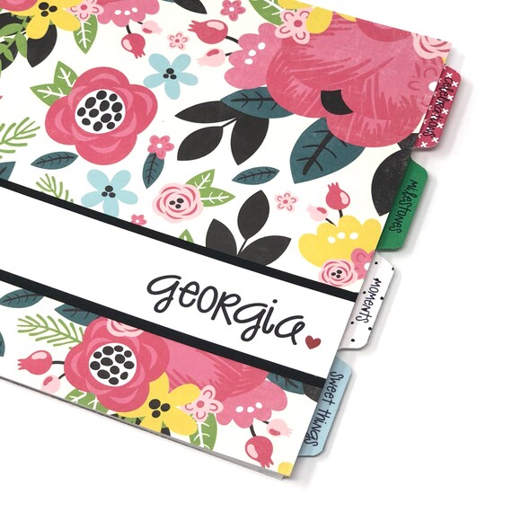 Baby Book Girl Girl Baby Book Baby Book Baby Memory Etsy