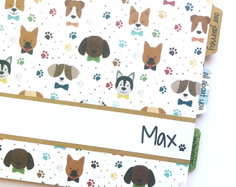 Puppy journal & dog memory book | A great new puppy gift or gift for a dog owner | Remember puppy's first moments in this keepsake journal