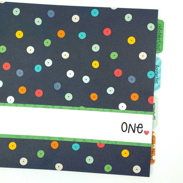 Big Kid Memory Book for after baby's first year | One year-old birthday gift | Birthday memory book to record party memories + photos