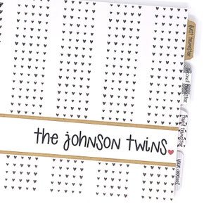 Twin pregnancy journal | Gender neutral pregnancy journal is a great gift for an expectant mama (of multiples!) | Twin verbiage throughout