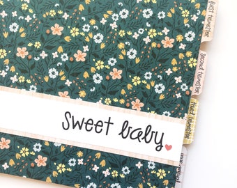 SINGLE MOM Pregnancy Journal & Memory Book || Makes a great personalized baby gift