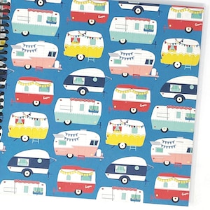Camping journal + notebook for camping photos and trailer memories | Personalized camping memory book makes a great family gift