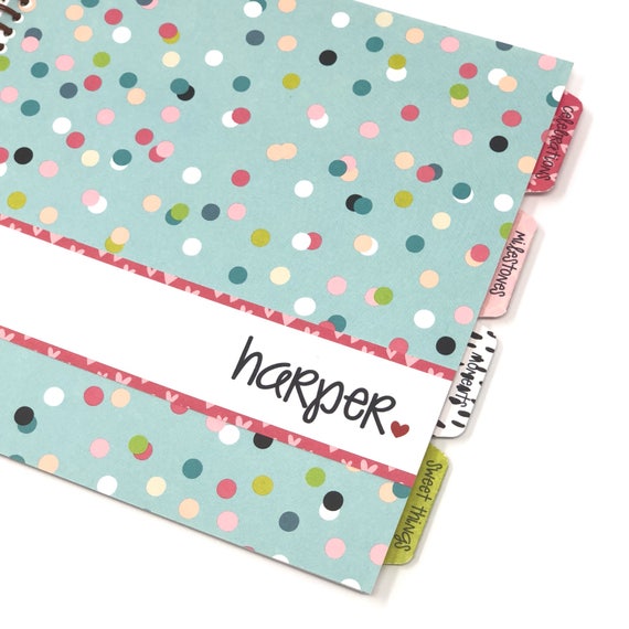 Personalized Baby Gift Girl Baby Book Baby Album Baby Etsy