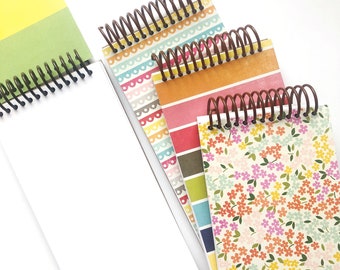 Notepads make a great stocking stuffer or teacher gift | Cute spiral notebook for grocery lists or doodle book for kids