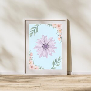 Flower Wall Art Printable