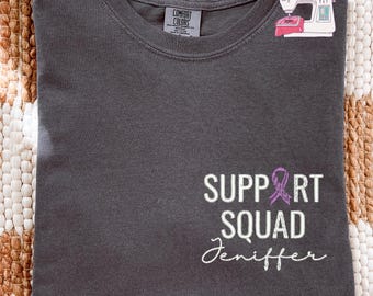 Embroidered Custom Lupus Awareness T-Shirt, Lupus Warrior Shirt, E273