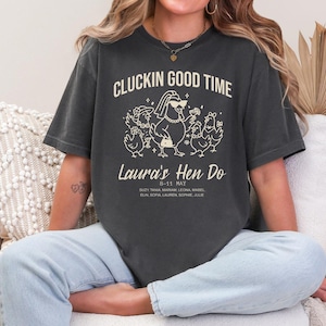 Custom Hen Do TShirt, Personalized Bachelorette Bridal Party Tee, Bridesmaid Gift, Wedding T-Shirt, Bride Team Shower Present, A129