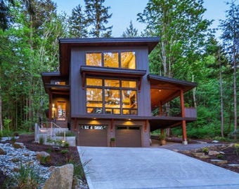 Second-Floor Deck House Plans – 10 Modern & Minimalist Home Designs