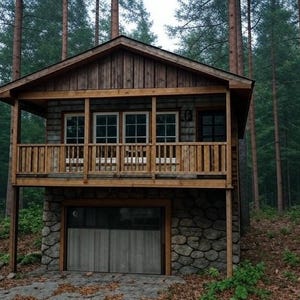 20x40 House -- 2 Bedroom 1.5 Bath -- 859 sq ft -- PDF Floor Plan