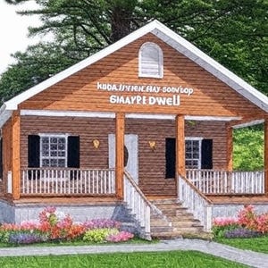 Custom Small House Home Building Plans 2 bed Narrow -Modern house