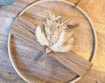 Dried flower wreath | Dried flower wreath | Door wreath | Door decoration | Wall decoration | Window decoration | Boho | Gift idea | Decoration | Handmade