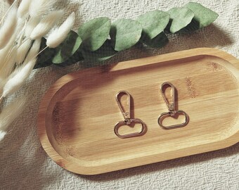 Large carabiner | Carabiner hook | Bag charm | Bag clasp | Keyring | Craft supplies | Fastener | DIY | Gold | Zinc
