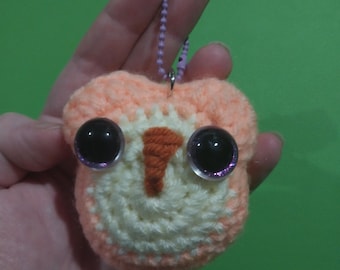 Owl Crochet Keychain