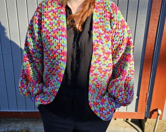 Crochet Hexagon Cardigan
