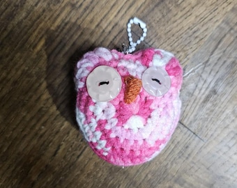 Owl Crochet Keychain