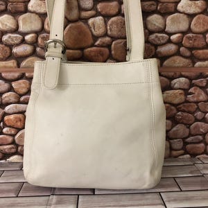 Every Thing Must Go Sale Vintage Coach White Leather Classic