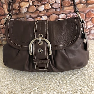 Every Thing Must Go Sale Vintage Coach Brown Leather Classic Soho