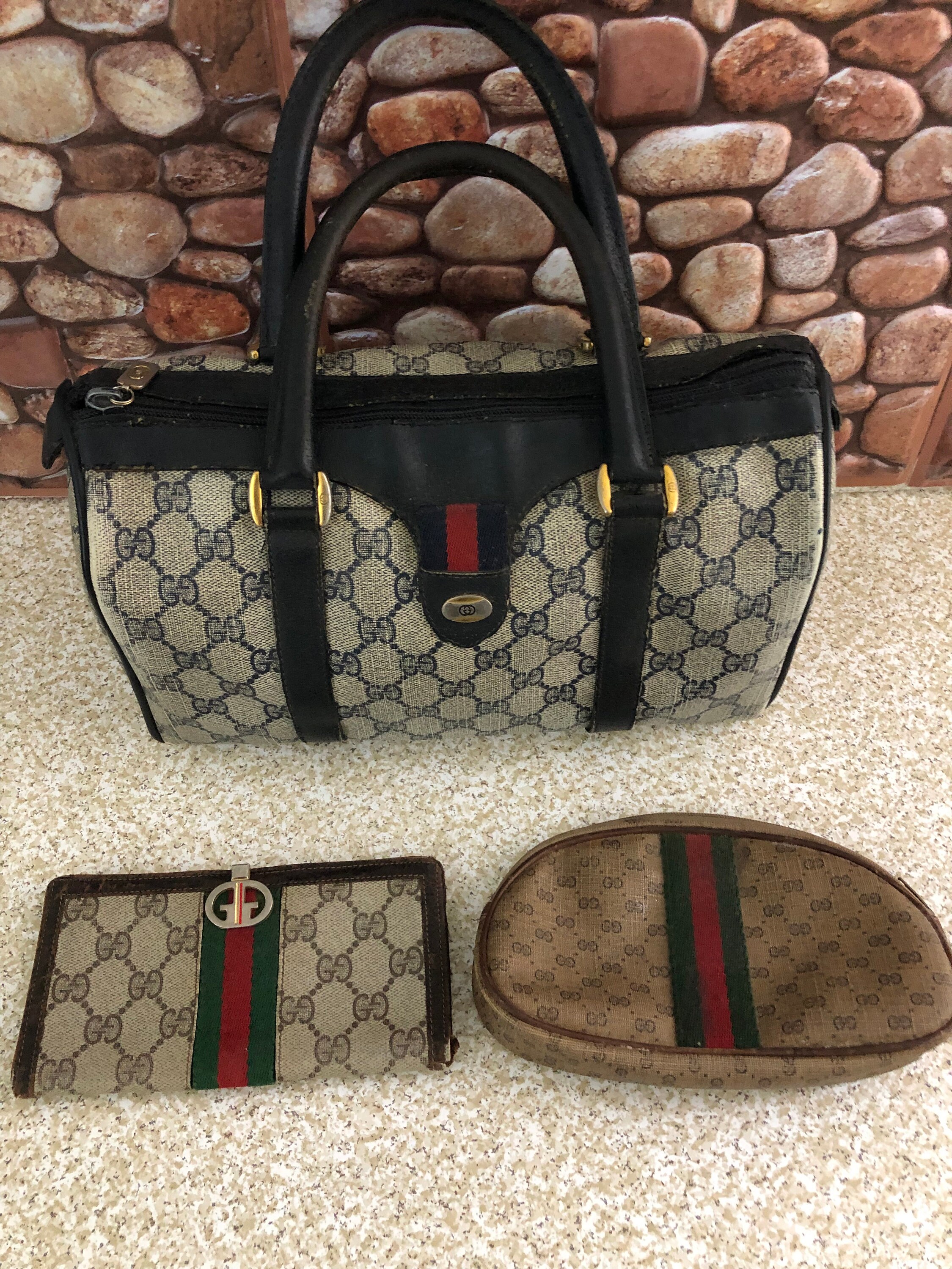 Vintage Gucci GG Boston Speedy Bag RARE