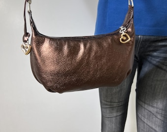Vintage Coach Tan Brown Leather Worth Crossbody Shoulder Bag Style