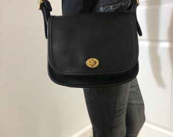 バッグ Vintage Coach XL Duffel Sac Leaf Green COACH Vintage XL Duffle Feed Sac Large Bucket Bag in Rare Leaf