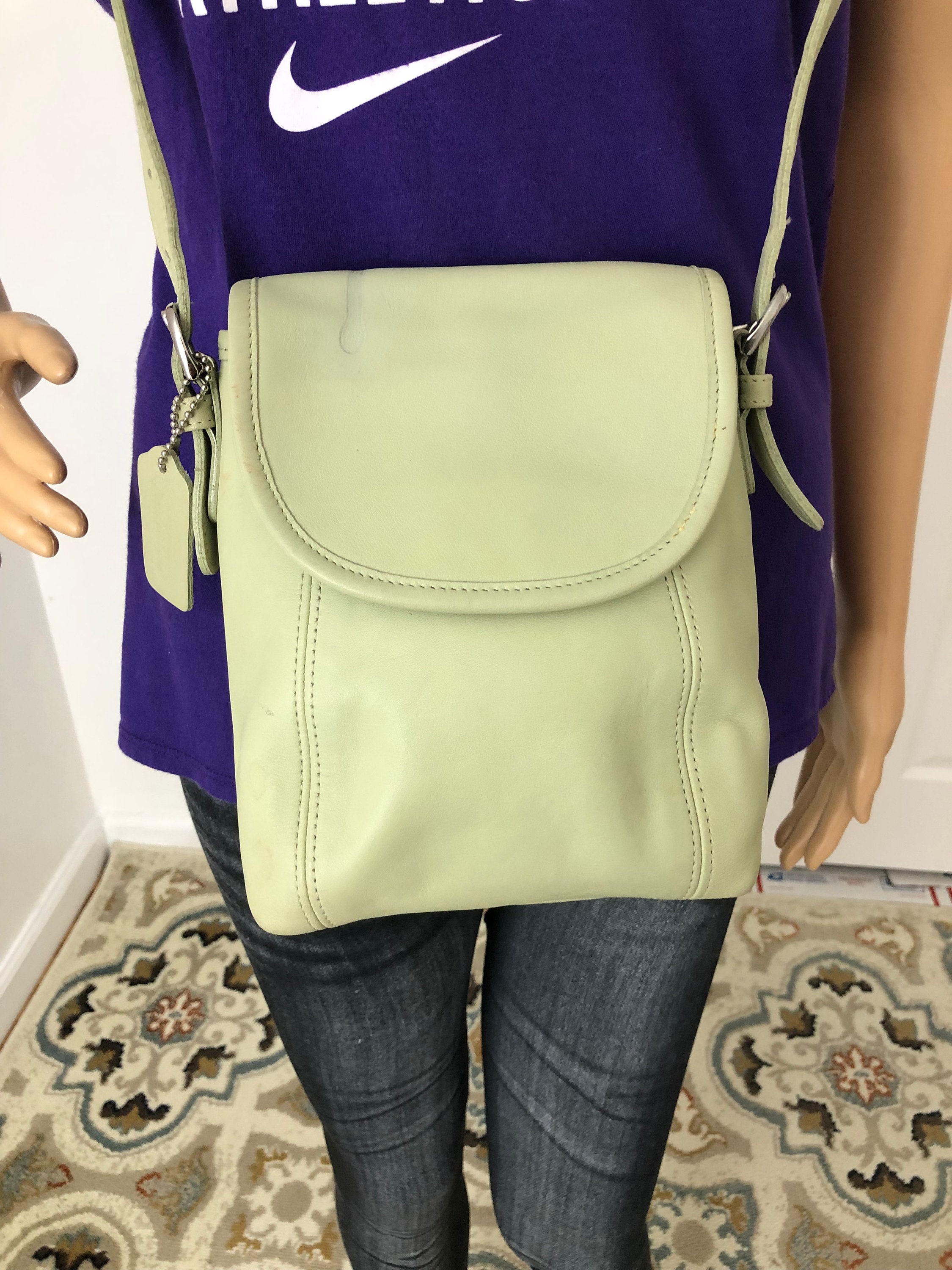 Lime Green Coach Bag 