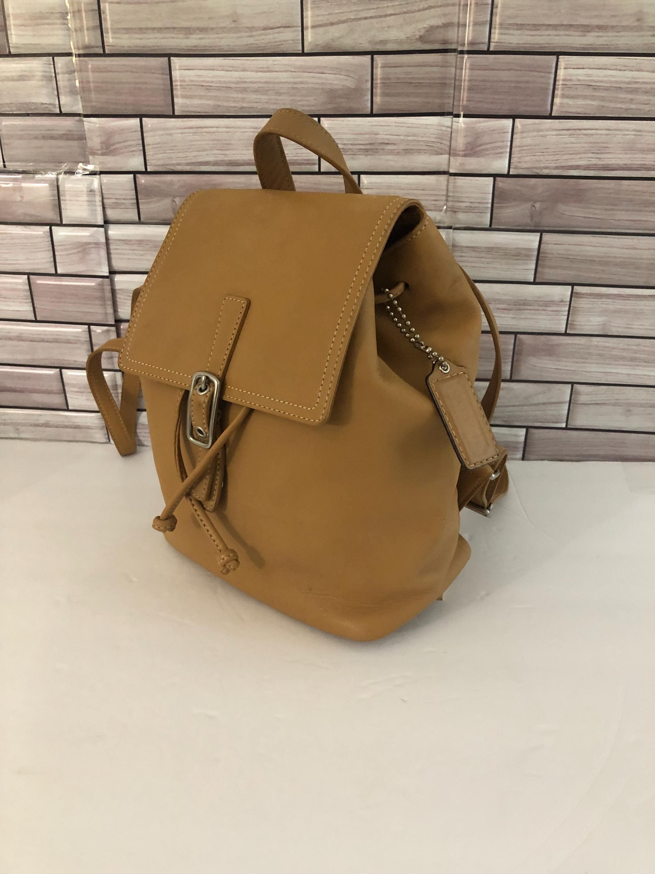 バッグ Coach Vintage Backpack Shoulder Leather Vintage COACH Black Nylon Leather Trim Backpack Bag 4290 | eBay