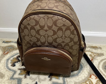 Silver Hardware! Coach Vintage Daypack Backpack Drawstring Black