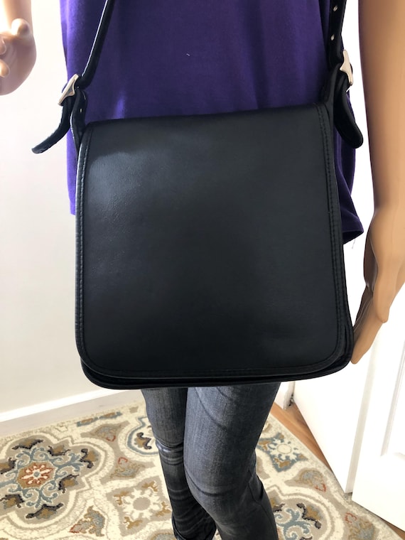 バッグ archive coach black leather studs bags Coach Legacy Zip Top Crossbody Handbag – ShopCGX