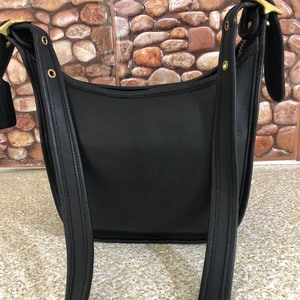 Every thing must go Sale Vintage Coach black leather Legacy Janice Cross body Shoulder Bag style 9950